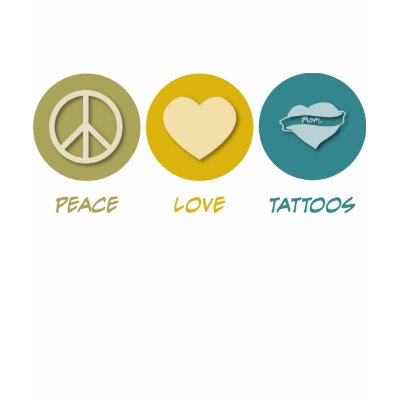 Peace Love Tattoos. Get this fun and peaceful design featuring your hobby, 