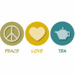 Peace Love Tea Photo Sculpture