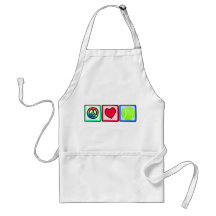 Peace, Love, Tennis Aprons