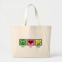 Peace Love Tennis Bag