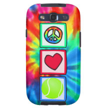 Peace, Love, Tennis Galaxy SIII Cases