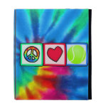 Peace, Love, Tennis iPad Folio Covers