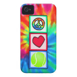 Peace, Love, Tennis iPhone 4 Cases