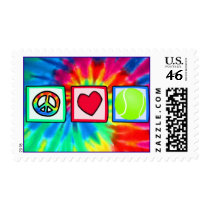 Peace, Love, Tennis Stamps
