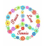 Peace Love Tennis T Shirt