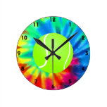 Peace, Love, Tennis Wall Clock