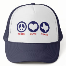 Peace Love Texas Hat