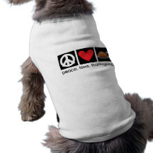 Peace, Love, Thanksgiving Pet/Dog T-Shirt
