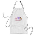Peace, Love & The Easter Bunny Tees and Gifts aprons