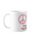 Peace, Love & The Easter Bunny Tees and Gifts mugs