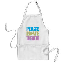 Peace Love Theater Apron