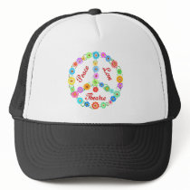 Peace Love Theatre Trucker Hats