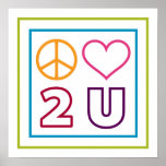 Peace Love To You Poster