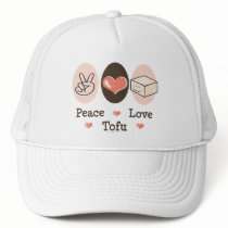 Peace Love Tofu Hat