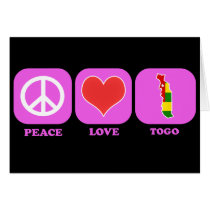 Peace Love Togo cards