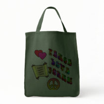 Peace Love Torah Dark Bags bags