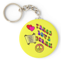 Peace Love Torah Keychain keychains