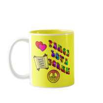 Peace Love Torah Mugs
