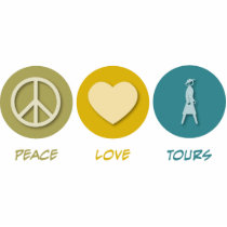 Peace Love Tours photo sculptures by 1000suns Peace Love Tours photo sculptures