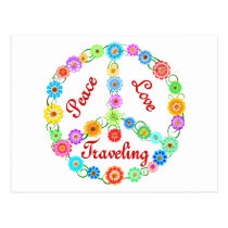 Peace Love Traveling postcards