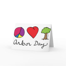 Peace Love & Trees - Arbor Day cards