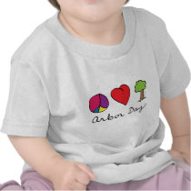 Peace Love & Trees - Arbor Day t-shirts