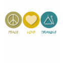 Peace Love Triangle t-shirts