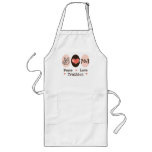 Peace Love Triathlon Apron