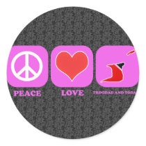 Peace Love Trinidad And Tobago stickers