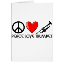 Peace, Love, Trumpet cards