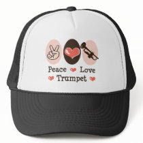 Peace Love Trumpet Hat