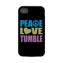 Peace Love Tumble Iphone 4 Tough Case