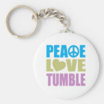 Peace Love Tumble Keychains