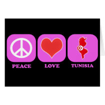 Peace Love Tunisia cards by coolcountry Peace Love Tunisia cards
