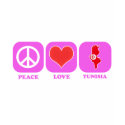 Peace Love Tunisia t-shirts