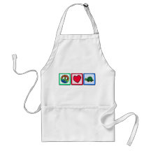Peace, Love, Turtles Apron