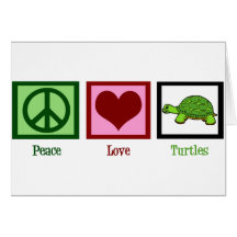Peace Love Turtles Cards