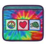 Peace, Love, Turtles iPad Sleeves