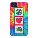 Peace, Love, Turtles iPhone 4 Case-Mate Cases