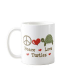 Peace Love Turtles Mug