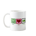 Peace Love Turtles Coffee Mugs