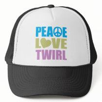Peace Love Twirl Trucker Hats
