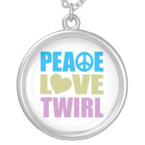 Peace Love Twirl Necklaces