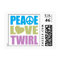 Peace Love Twirl Stamp
