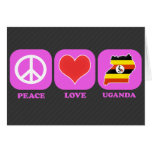 Peace Love Uganda Card