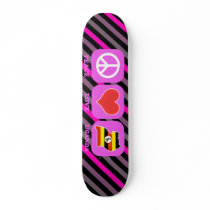 Peace Love Uganda Skate Board Deck