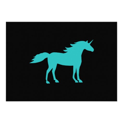 Peace Love Unicorns Girl's Birthday Invitation