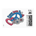 Peace Love USA Stamp by pinkinkart Peace Love USA Stamp