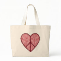 Peace, Love, Valentines bags