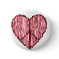 Peace, Love, Valentines buttons